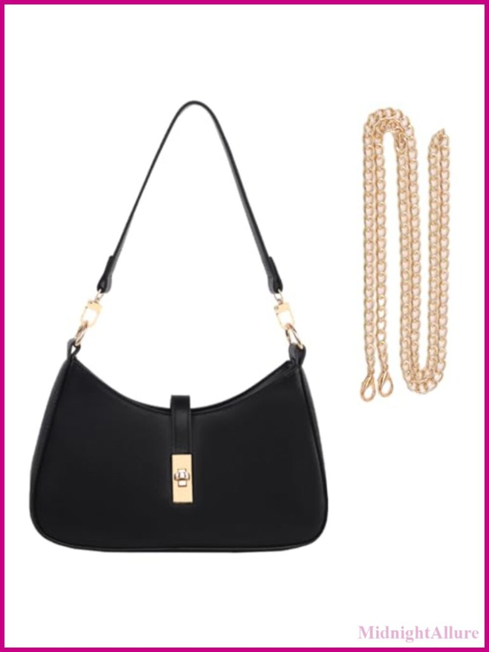 Women's Vegan Leather Hobo Shoulder Bag Convertible Crossbody Purse